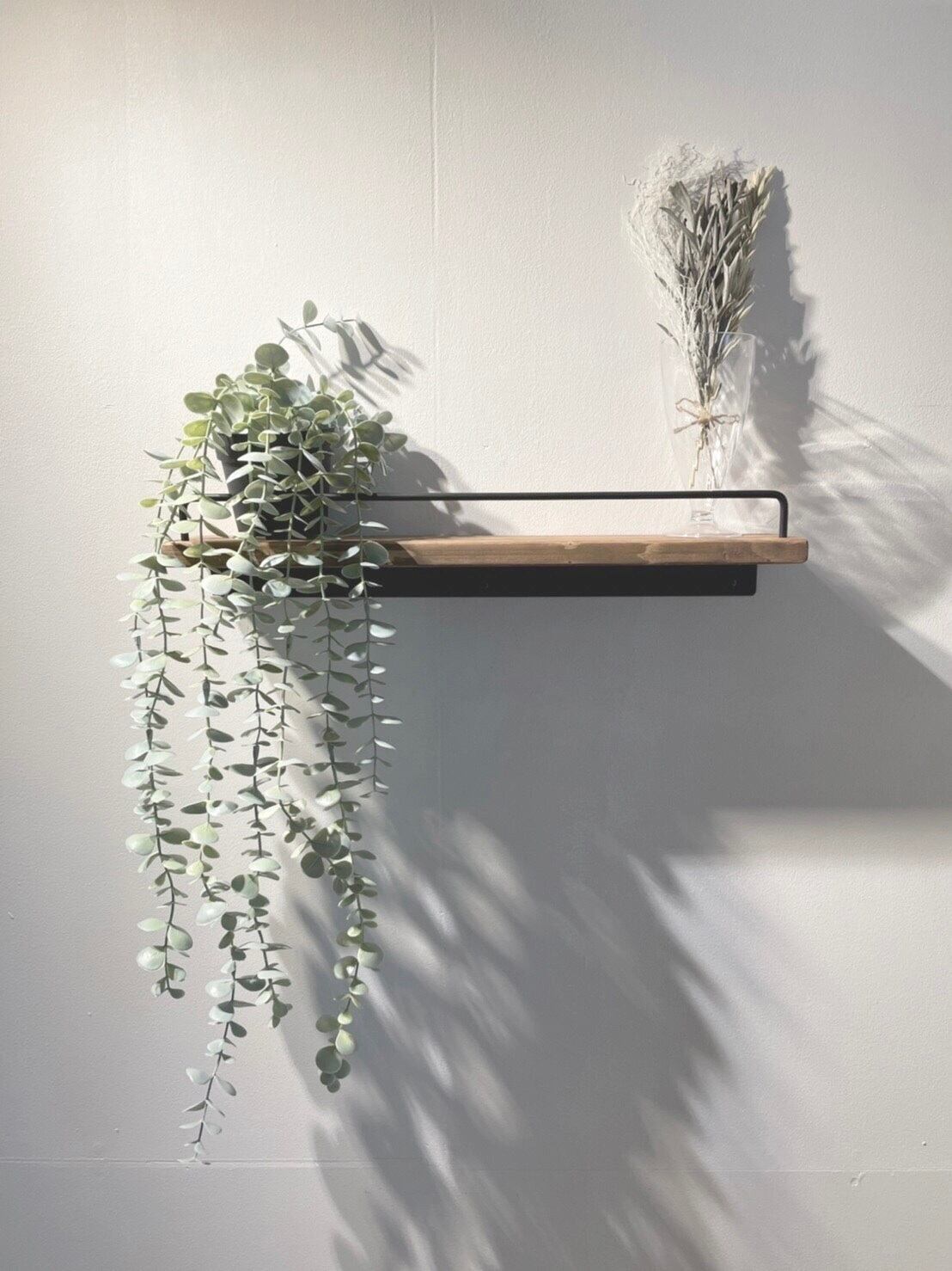 アイアン ウォールシェルフ 飾り棚 ラック インダストリアル